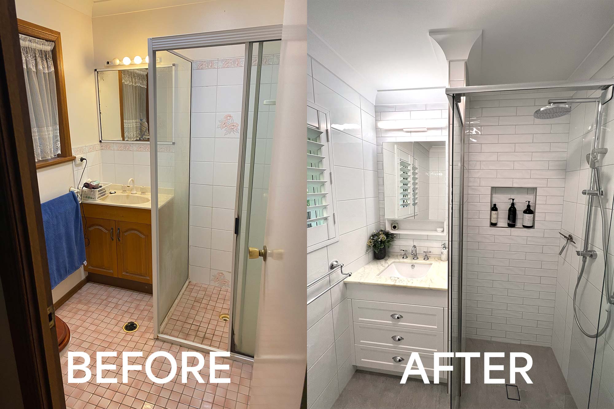 Townsville Bathroom Renovation Before and After