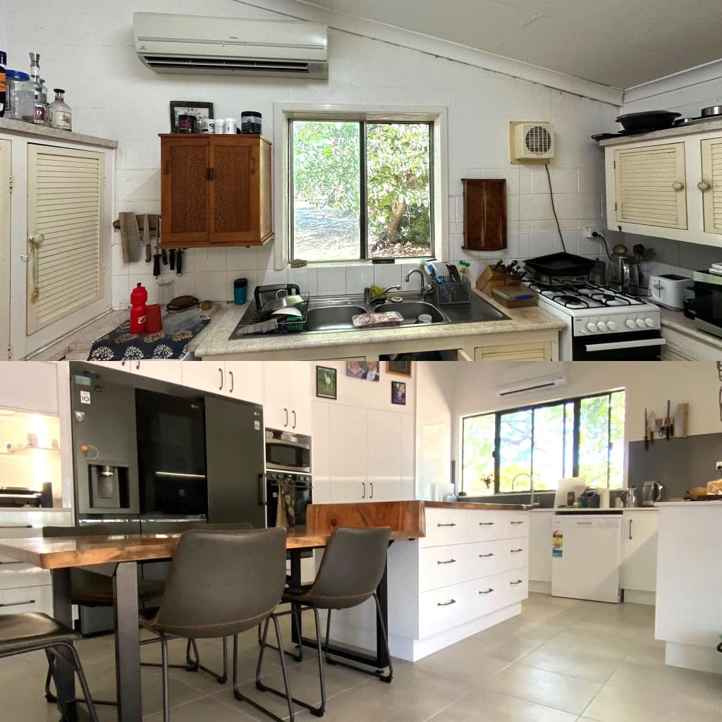 Townsville Kitchen Renovation Before and After